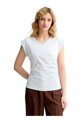 Evka 50557376 V-ringad T-shirt