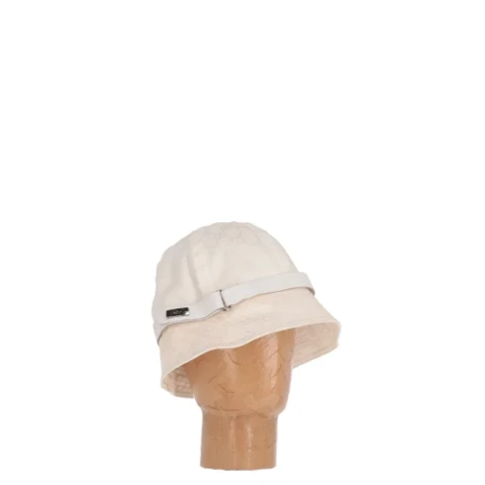 Gucci Vintage Pre-owned Fabric hats White Dames