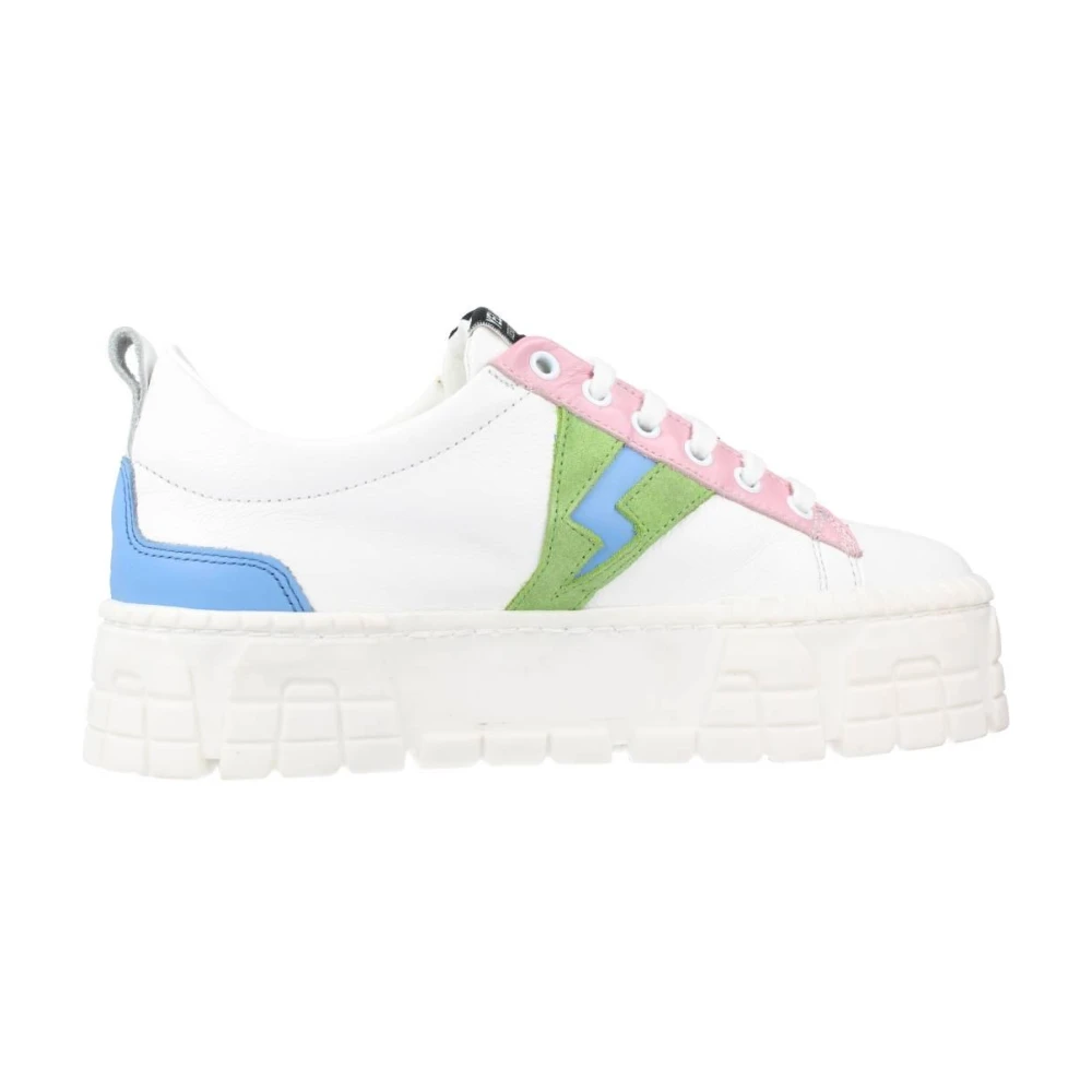Sportieve Vetersneakers Dames Schoenen Wit