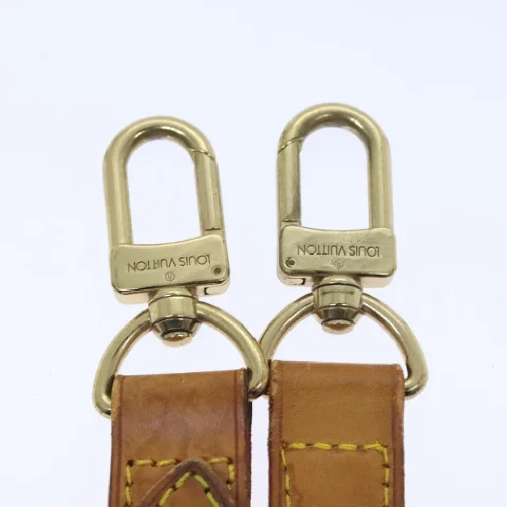 Louis Vuitton Vintage Pre-owned Leather home-office Beige Dames