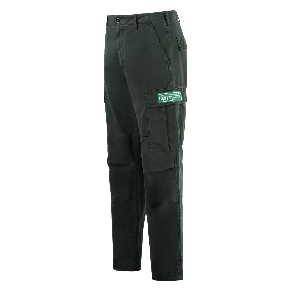 Dolce & Gabbana Cargo Broek met Veel Zakken Green Heren