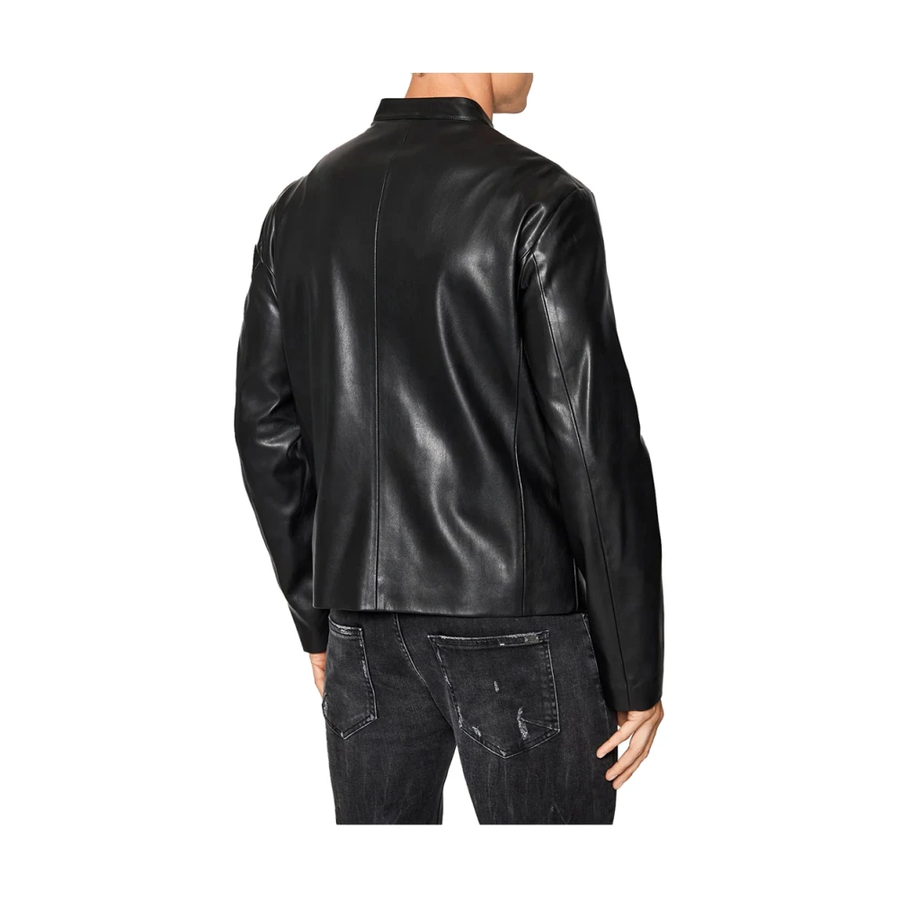 Armani Exchange Imitatie Lederen Jack Black Heren