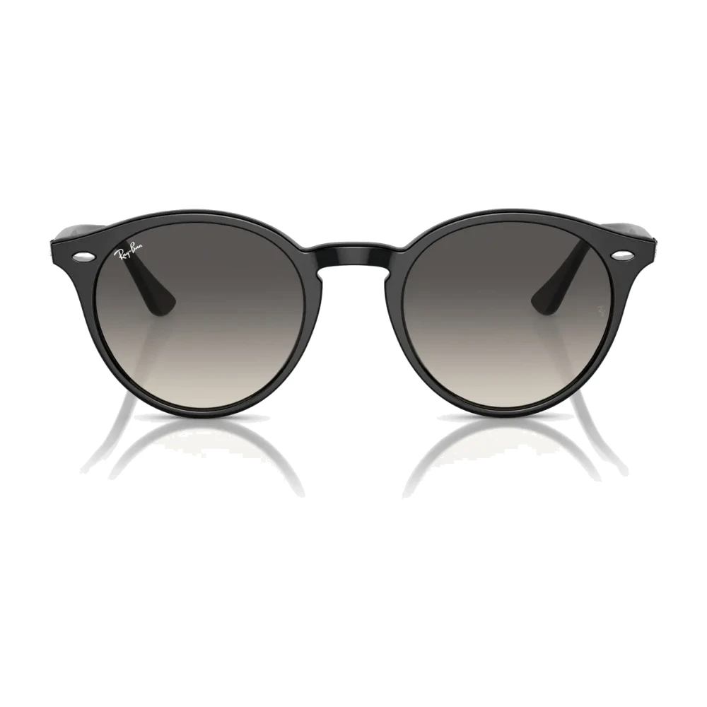 Ray-Ban Black Sunglasses, Unisex, 51 Mm, Modern Round Sunglasses Rb2180