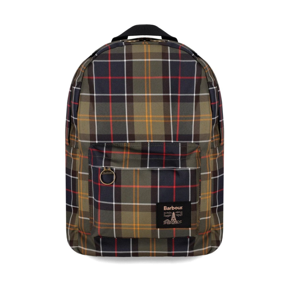 Barbour Men's Classic Tartan Backpack With Adjustable Straps