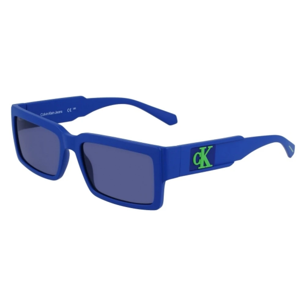 Calvin Klein Men's Blue Sunglasses, One Size, Rectangular Sunglasses