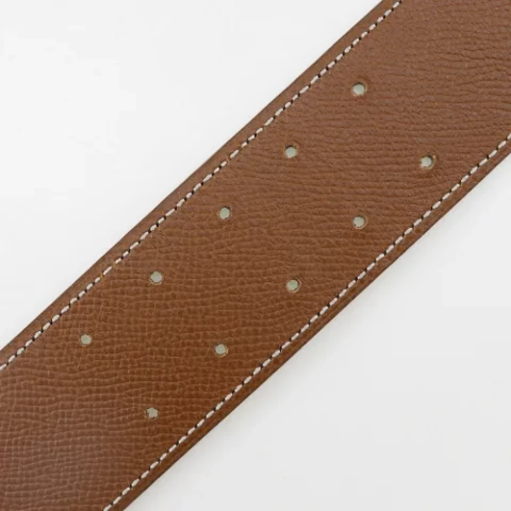 Hermès Vintage Pre-owned Leather belts Black Dames