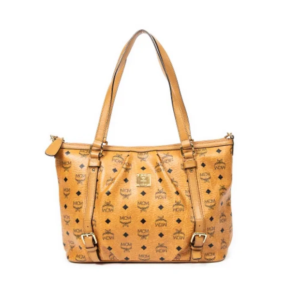 MCM Pre-owned Canvas handbags Brown Dames