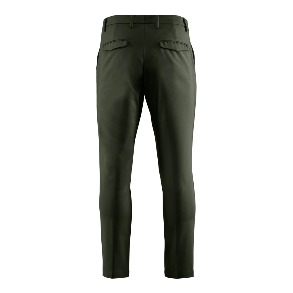 BomBoogie Stretch Katoenen Chino Broek Green Heren