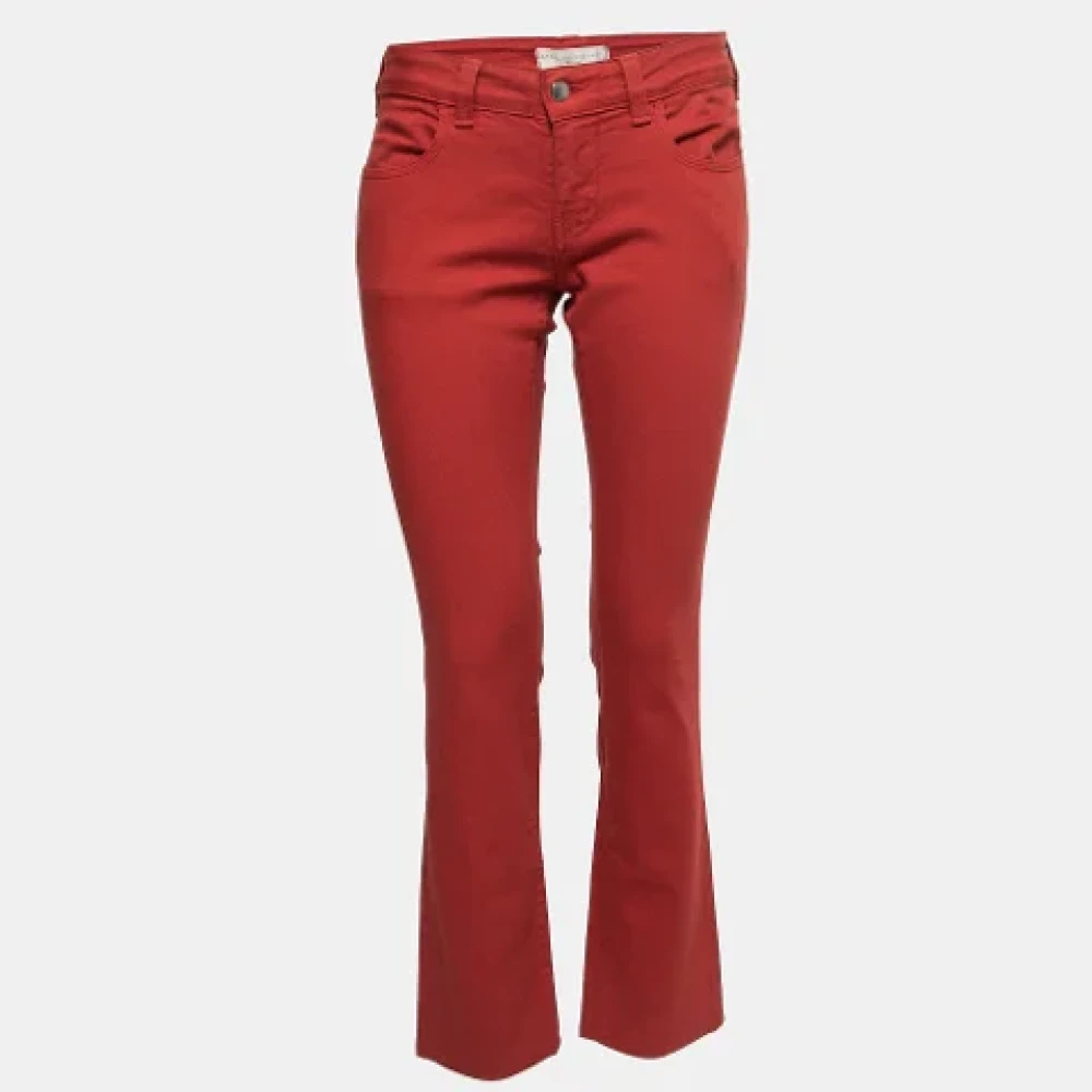Stella McCartney Pre-owned Denim jeans Red Dames