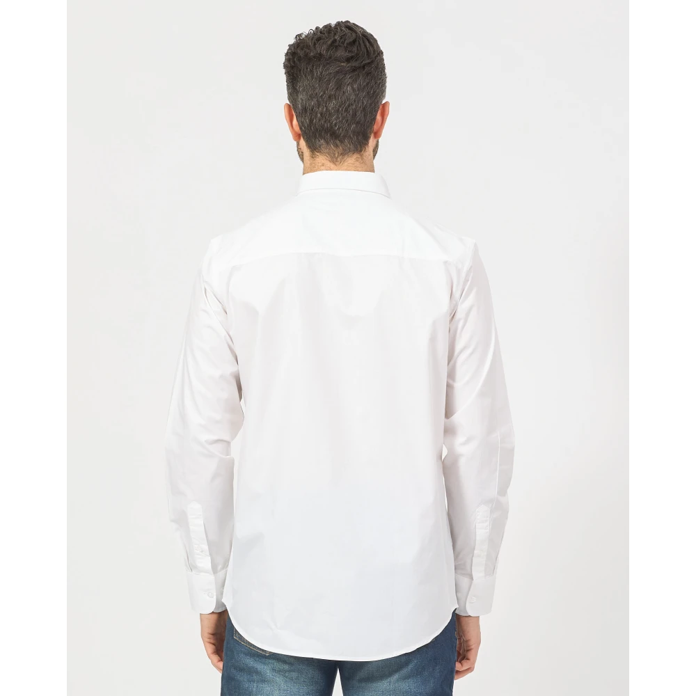 Richmond Wit Logo Button-Up Shirt White Heren