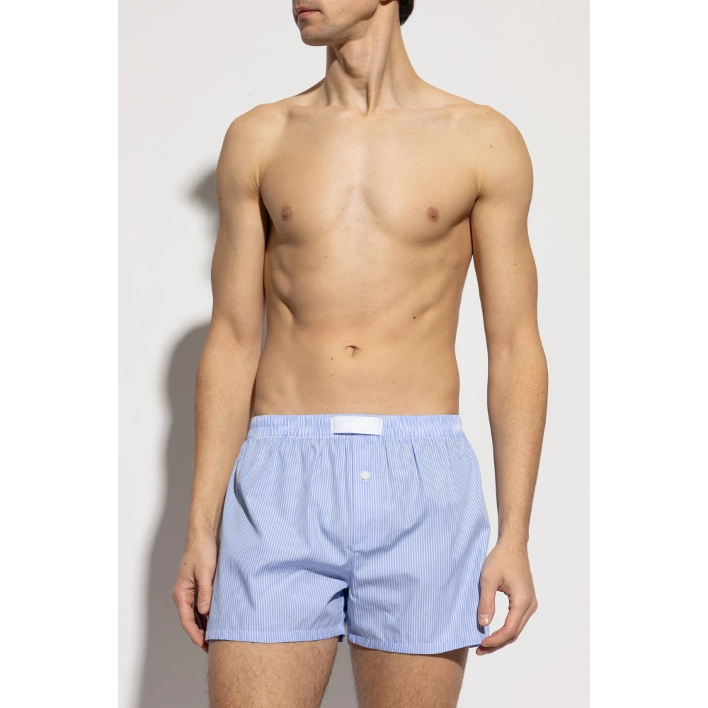 Versace Katoenen boxershorts Blue Heren