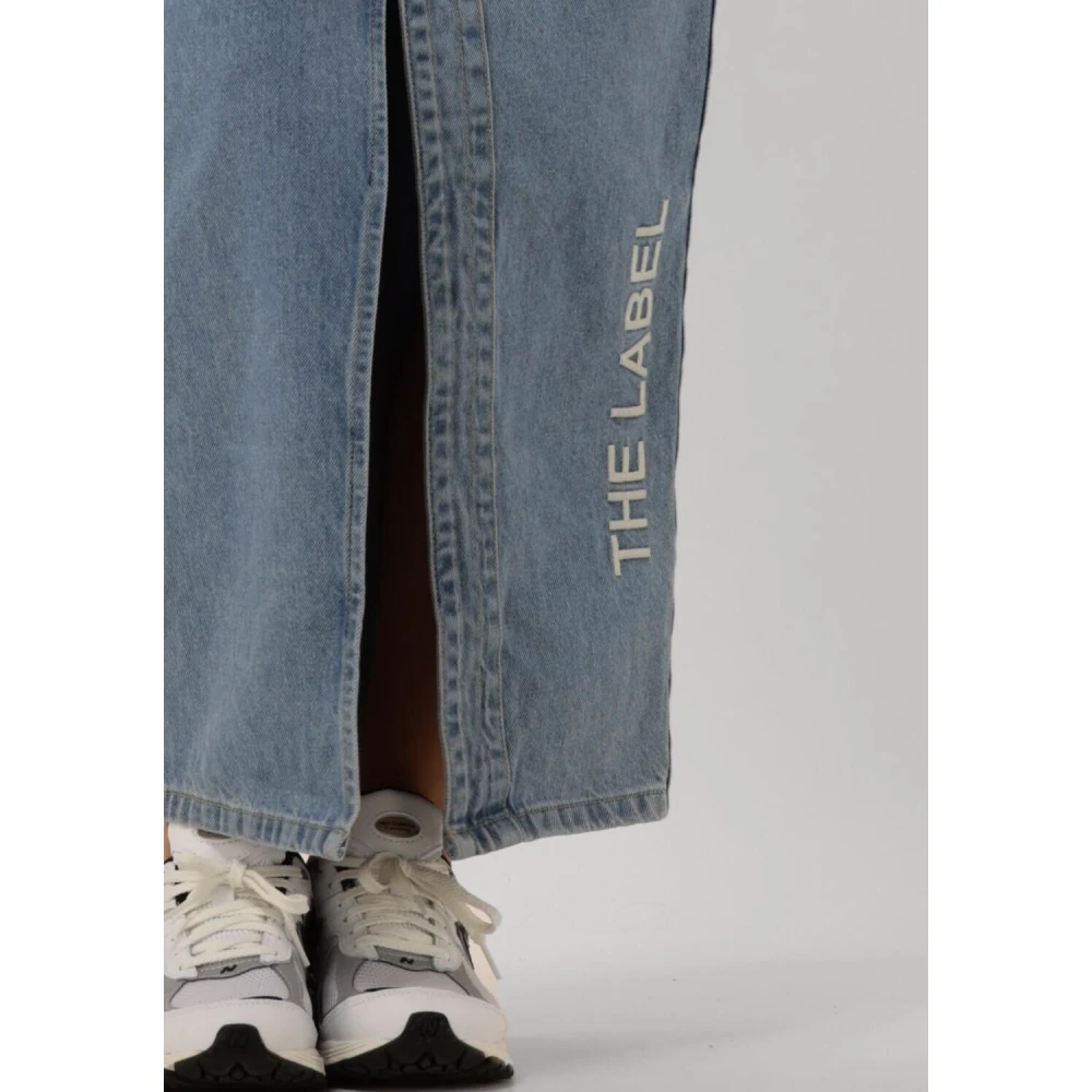 Alix The Label Maxi Denim Rok Ladies Woven Blue Dames