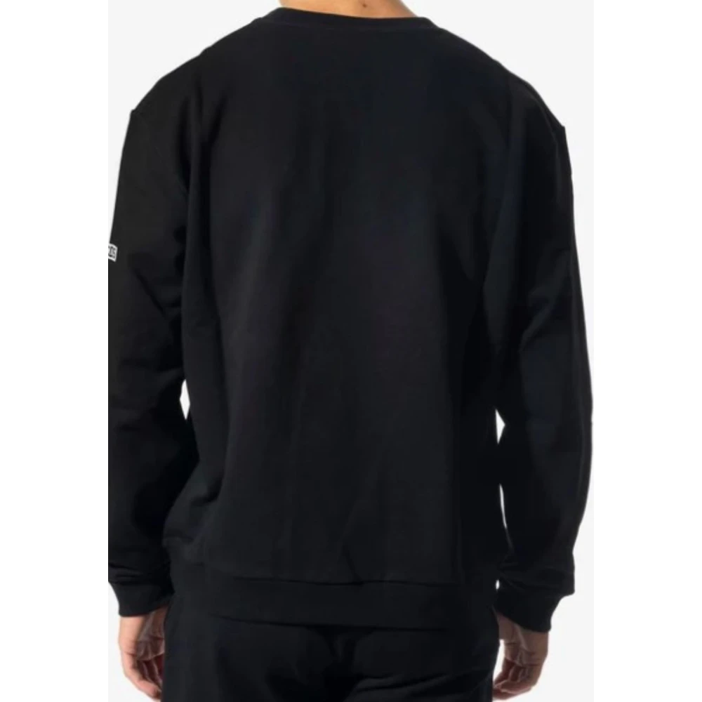Gcds Heren Crewneck Essentials Sweatshirt Black Heren