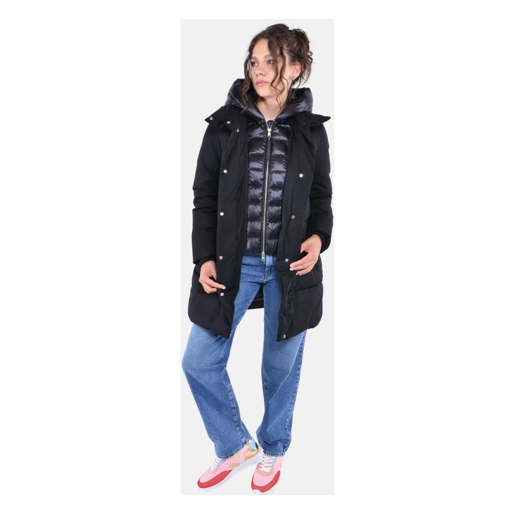 Woolrich 2 in 1 Puffy Parka Black Dames