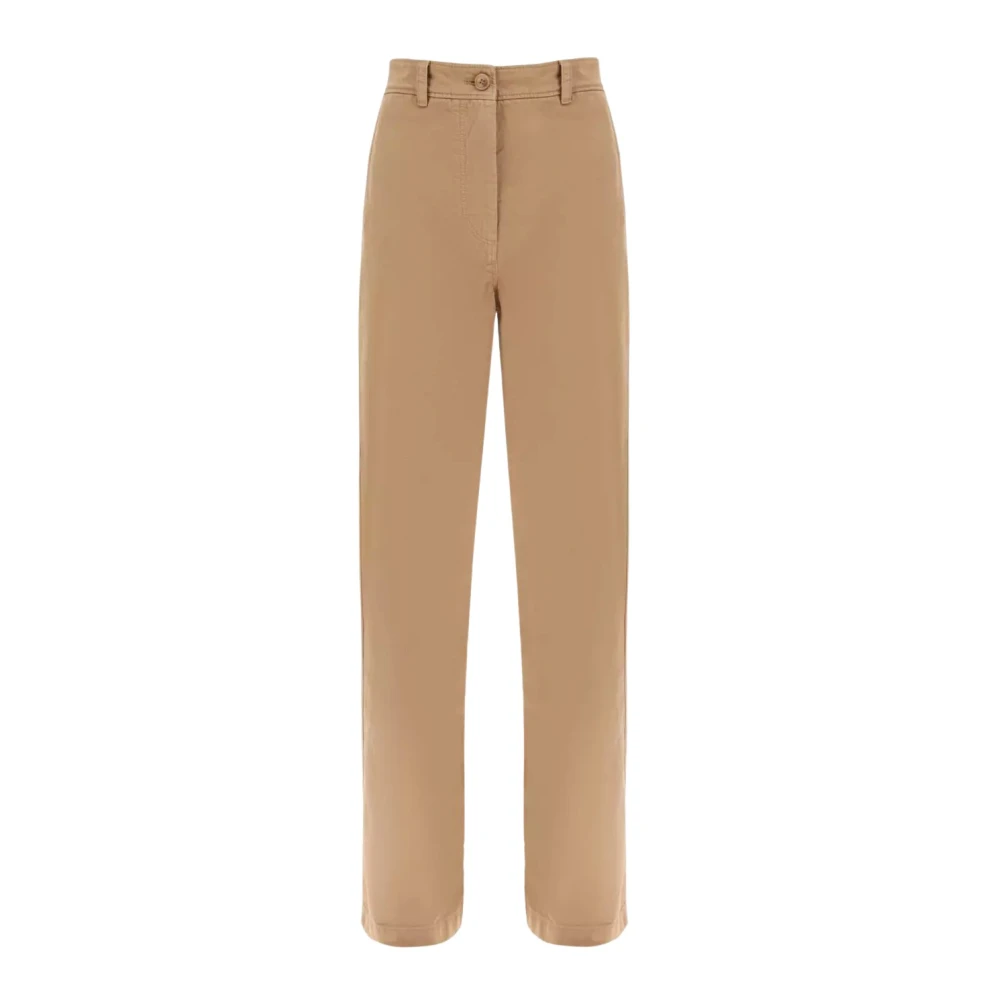 Burberry Women's Beige Straight Fit Jeans, 2XS, Branley Jeans High Waist