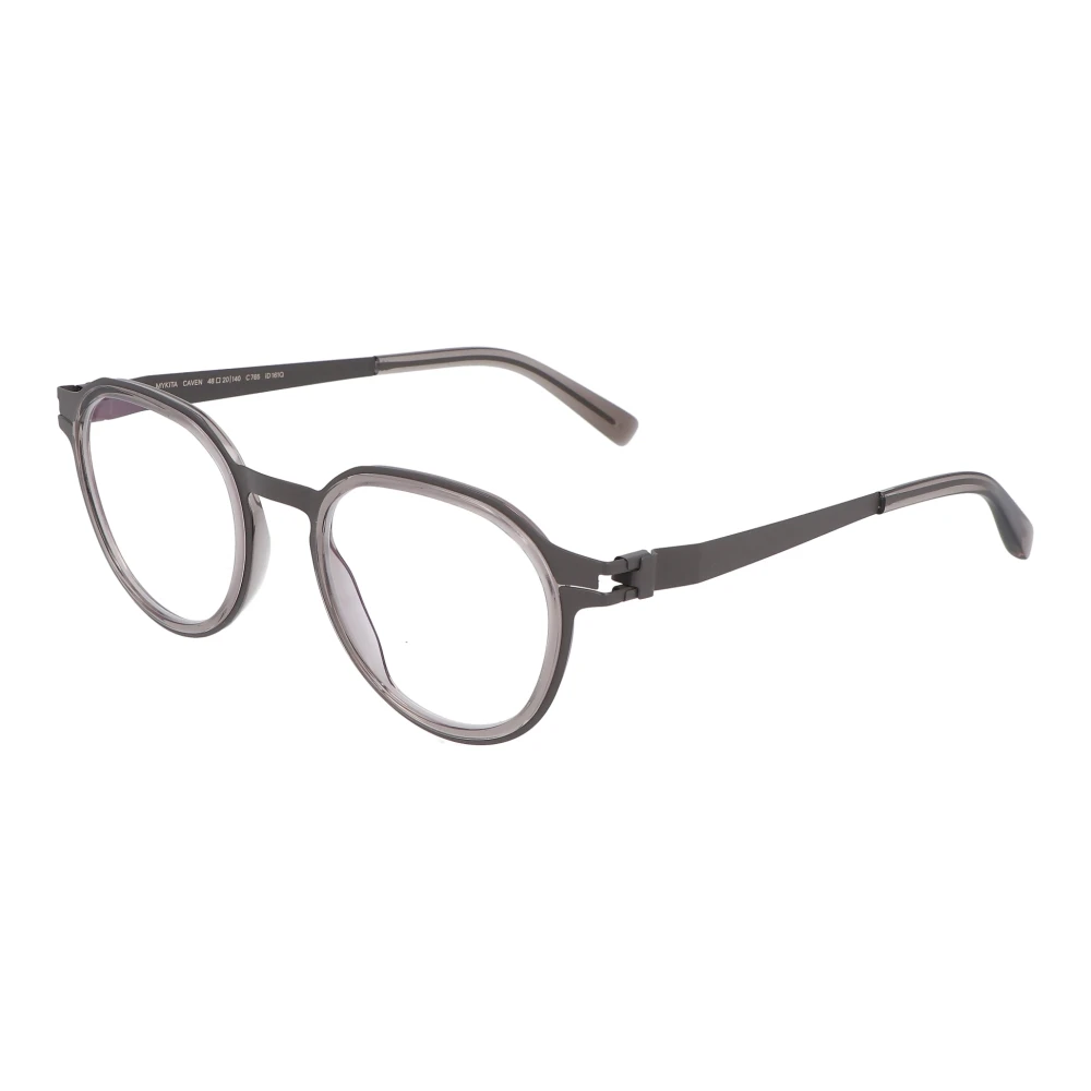 Mykita Moderne ronde metalen montuurbril Gray Unisex