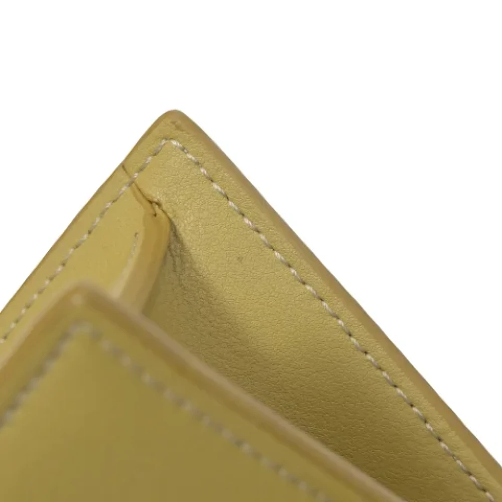 Jacquemus Pre-owned Leather shoulder-bags Green Dames
