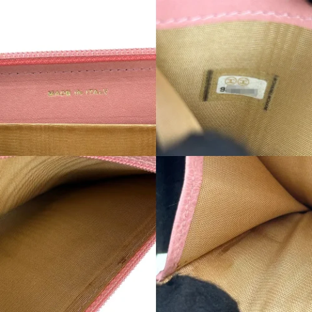 Chanel Vintage Pre-owned Leather wallets Pink Dames