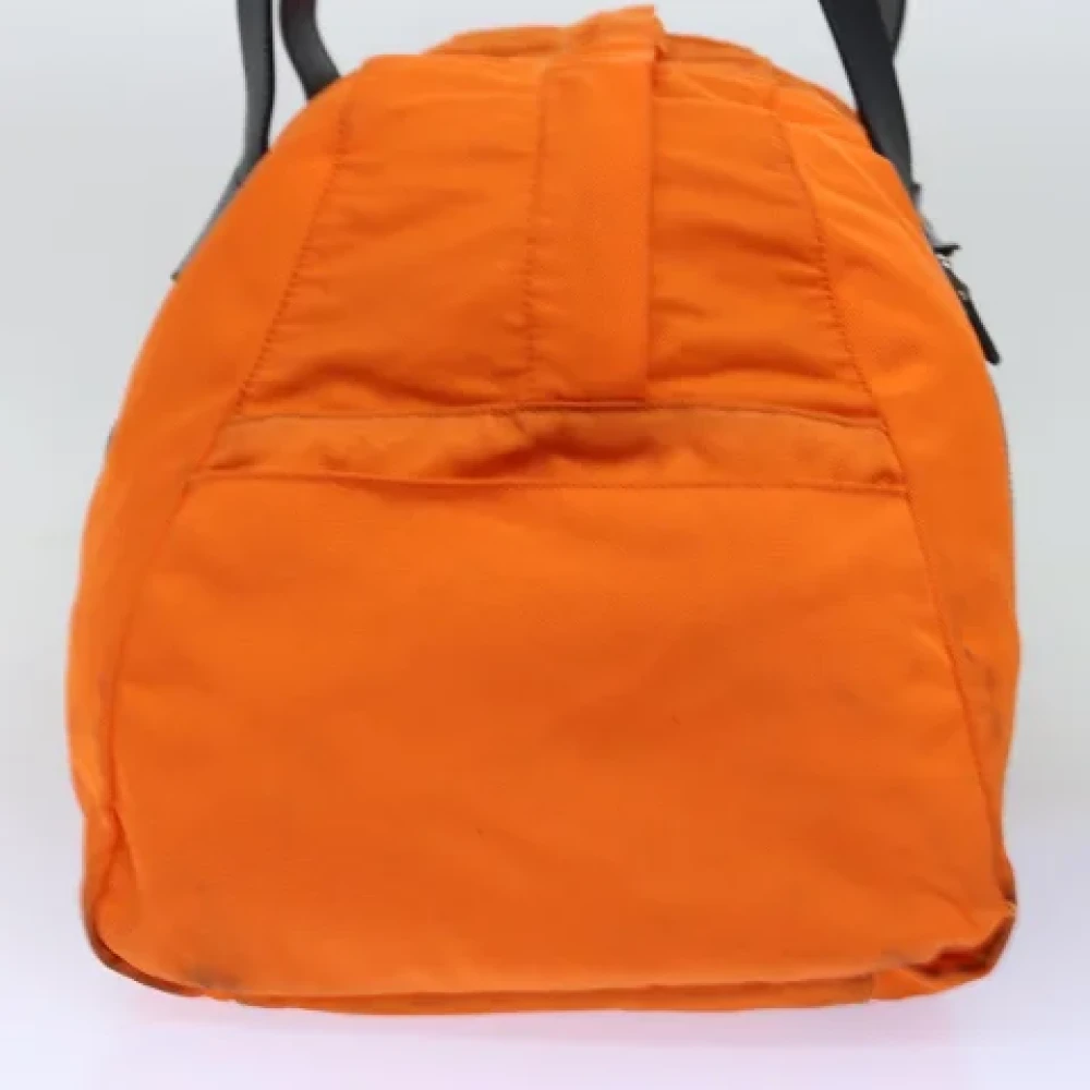 Gucci Vintage Pre-owned Canvas travel-bags Orange Dames