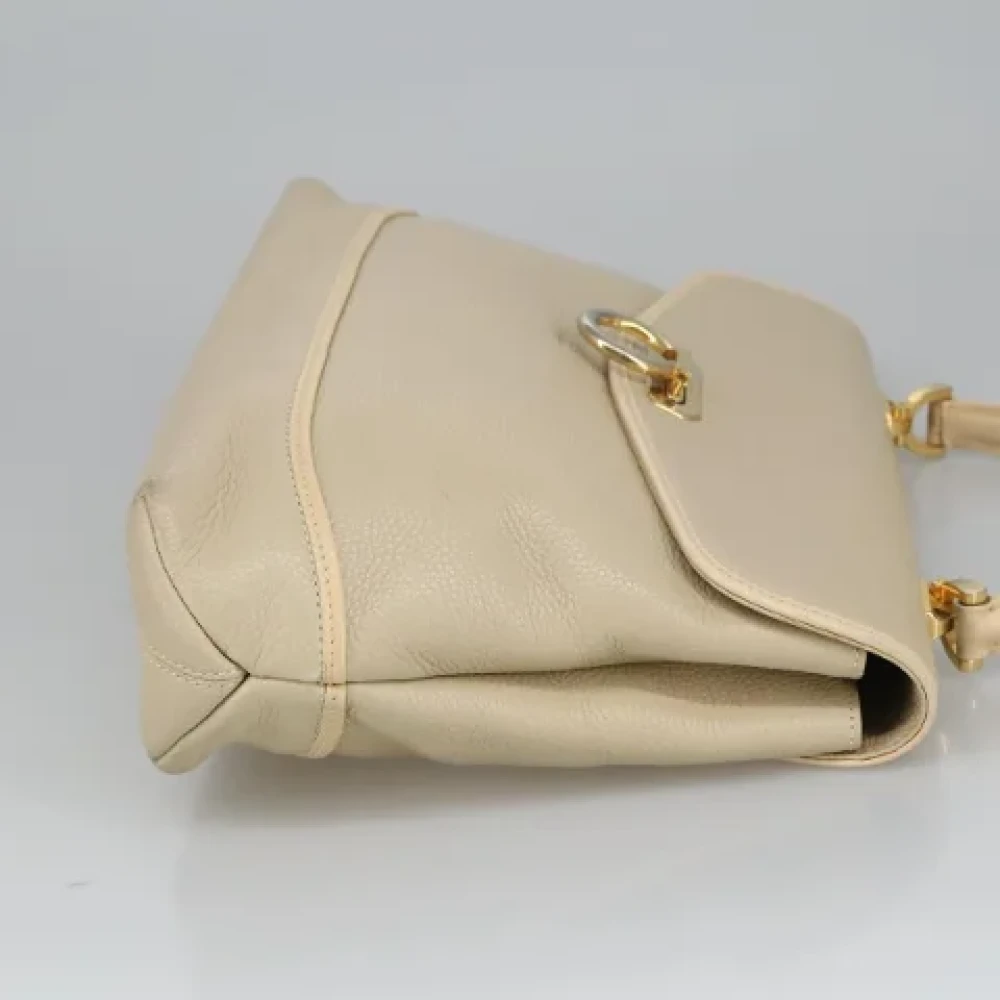 Bally Pre-owned Leather handbags Beige Dames
