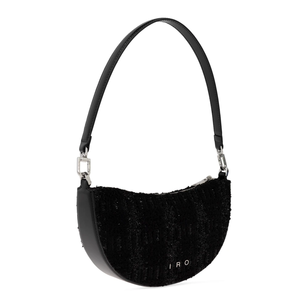 IRO Schoudertas Iri Arc Black Dames