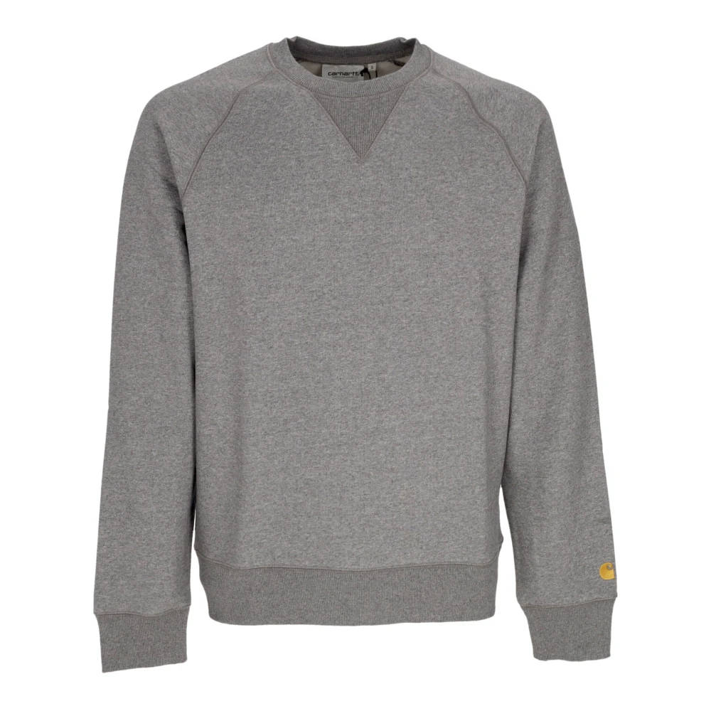 Carhartt WIP Donkergrijs Heather Goud Crewneck Sweatshirt Gray Heren