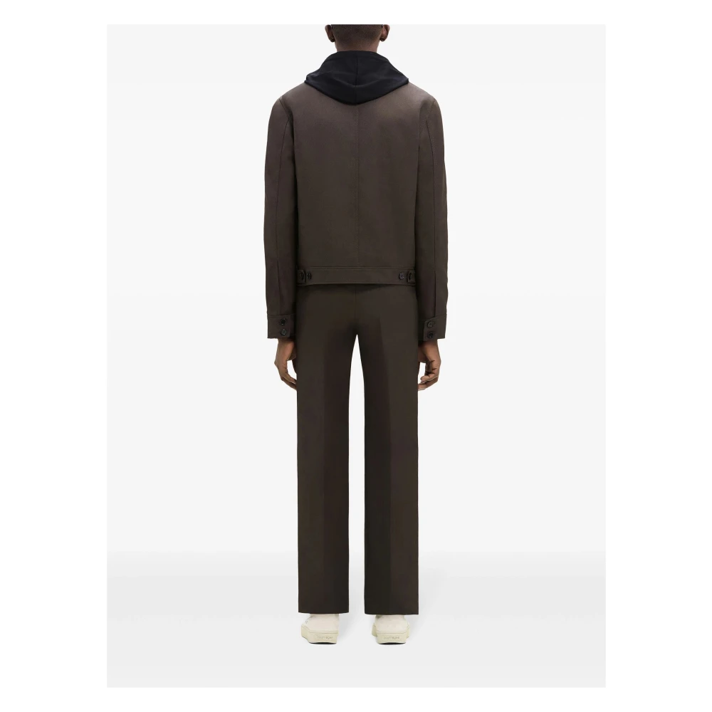 Courrèges Retro Twill Jacket Brown Heren