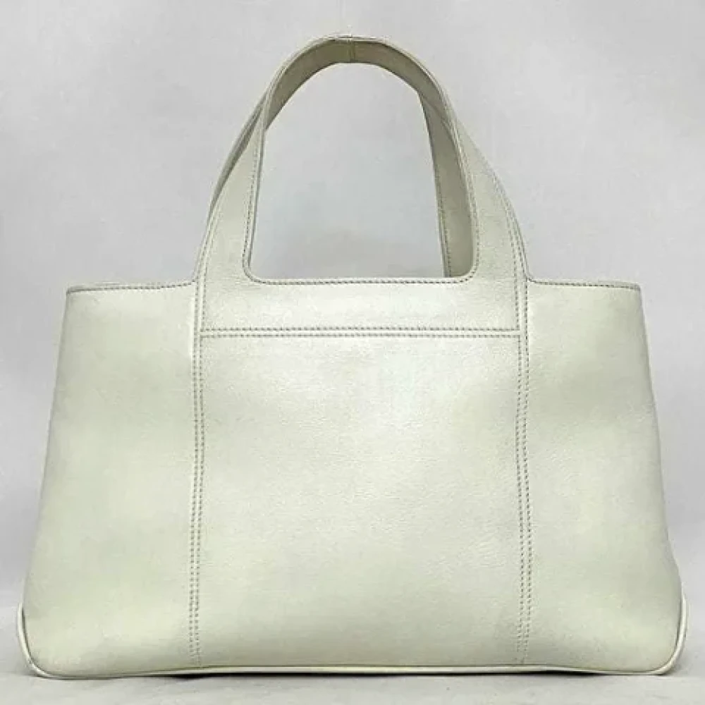 Salvatore Ferragamo Pre-owned Fabric totes Beige Dames