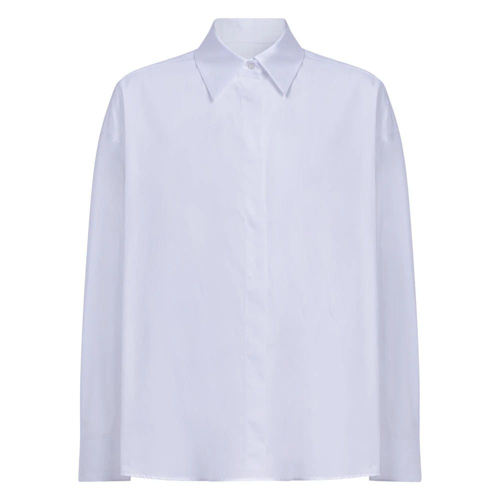 Dondup Women's White Cotton Silk Shirt - Shirts - S - Blouses & Shirts