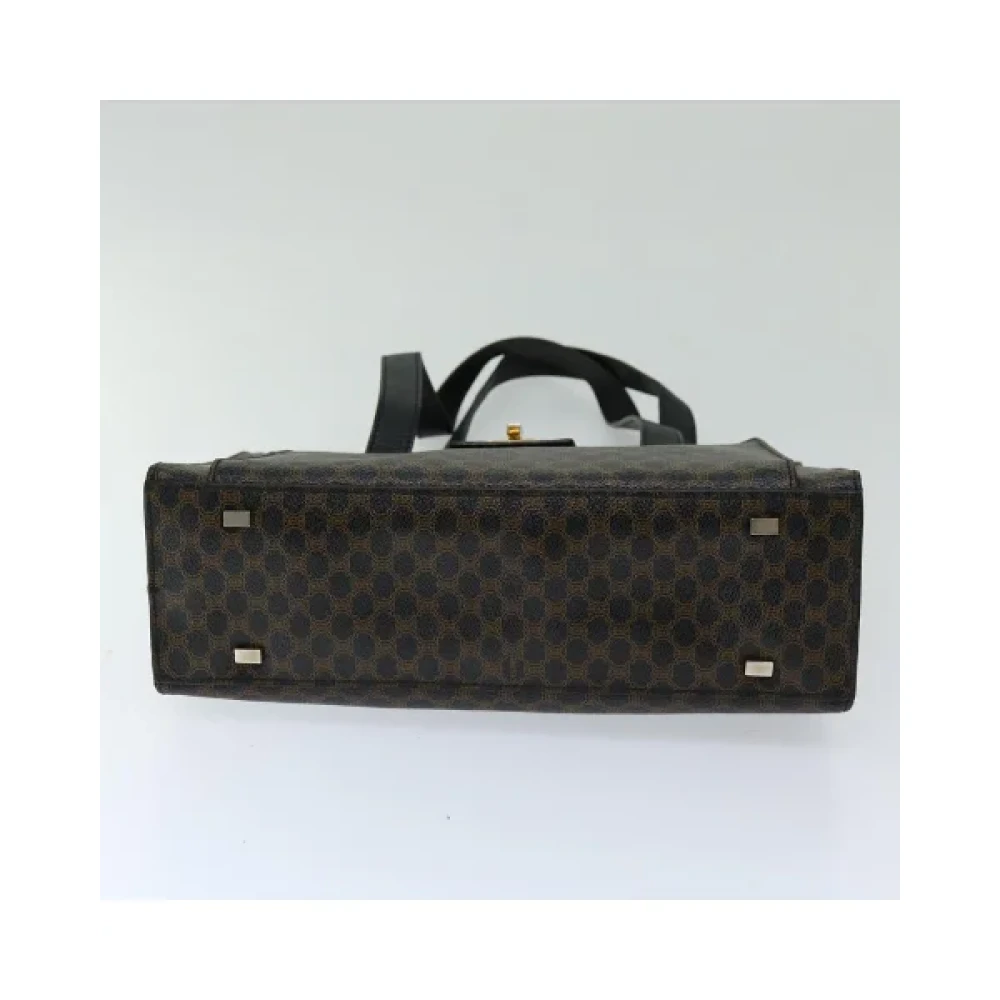 Celine Vintage Pre-owned Leather handbags Black Dames