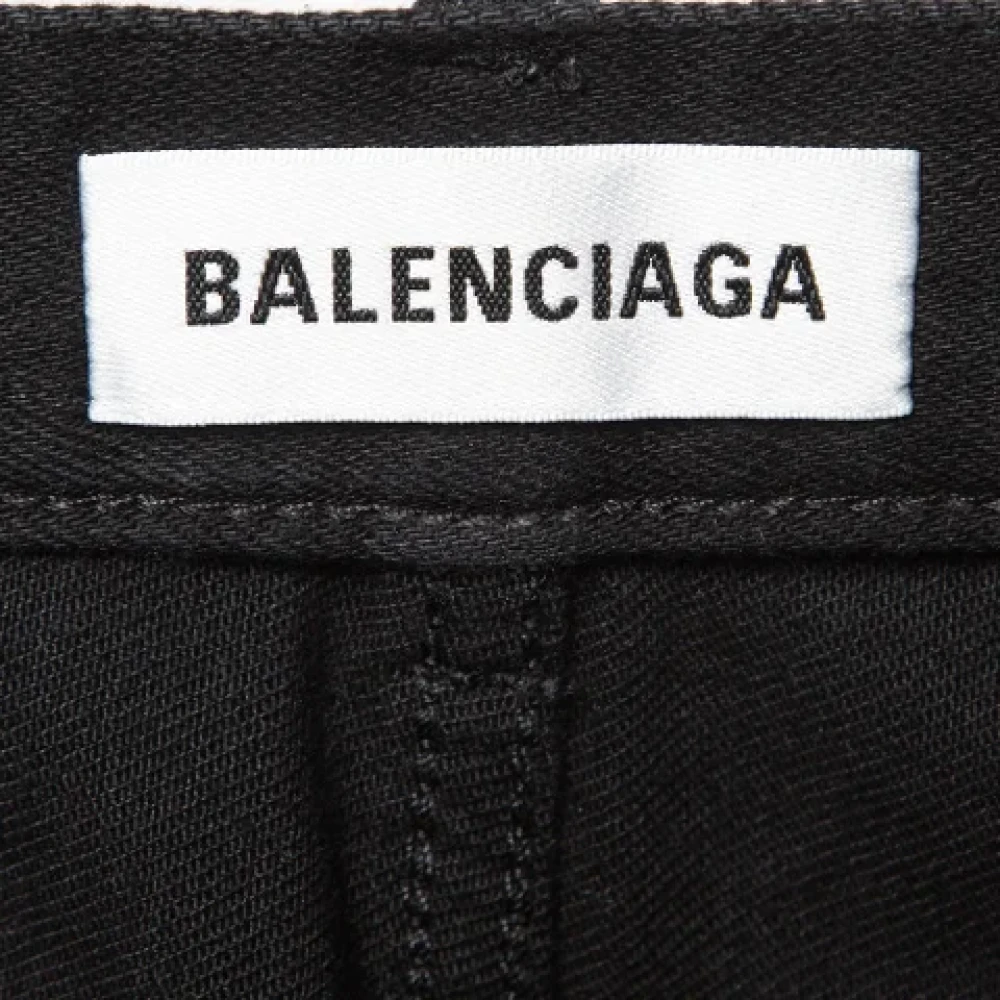 Balenciaga Vintage Pre-owned Denim jeans Black Dames