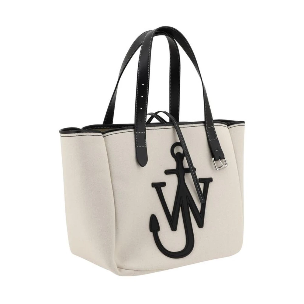 JW Anderson Moderne Logo Tote Tas met Handvatten White Dames