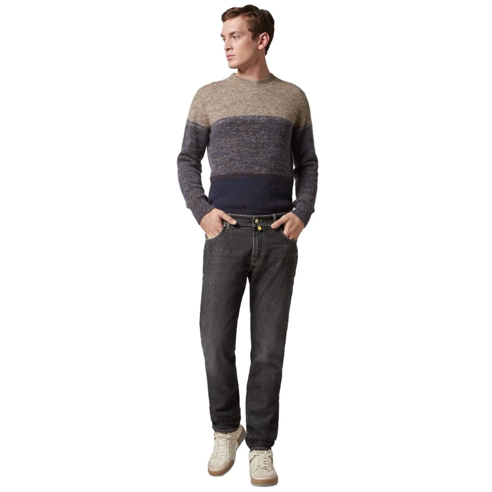 Jacob Cohën Zwarte katoenen jeans & broek Black Heren