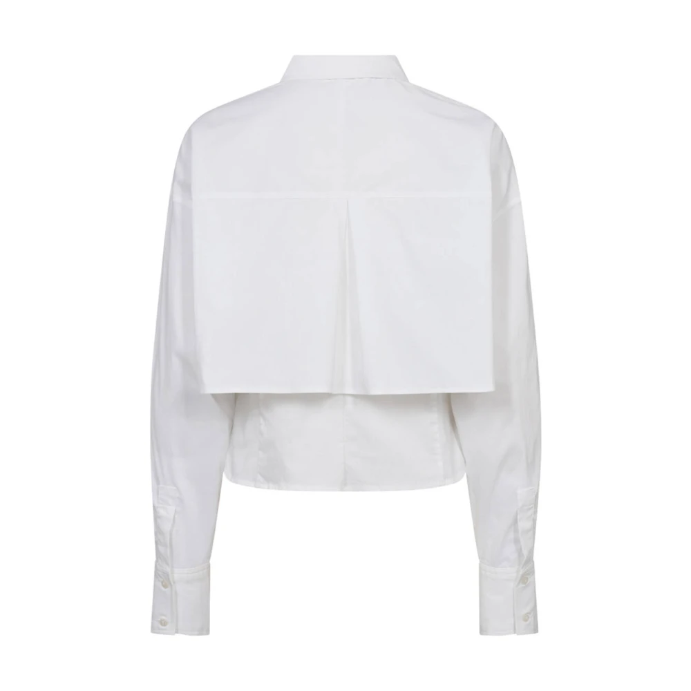 Co'Couture Dubbele laag shirt SandyCC Stijl White Dames