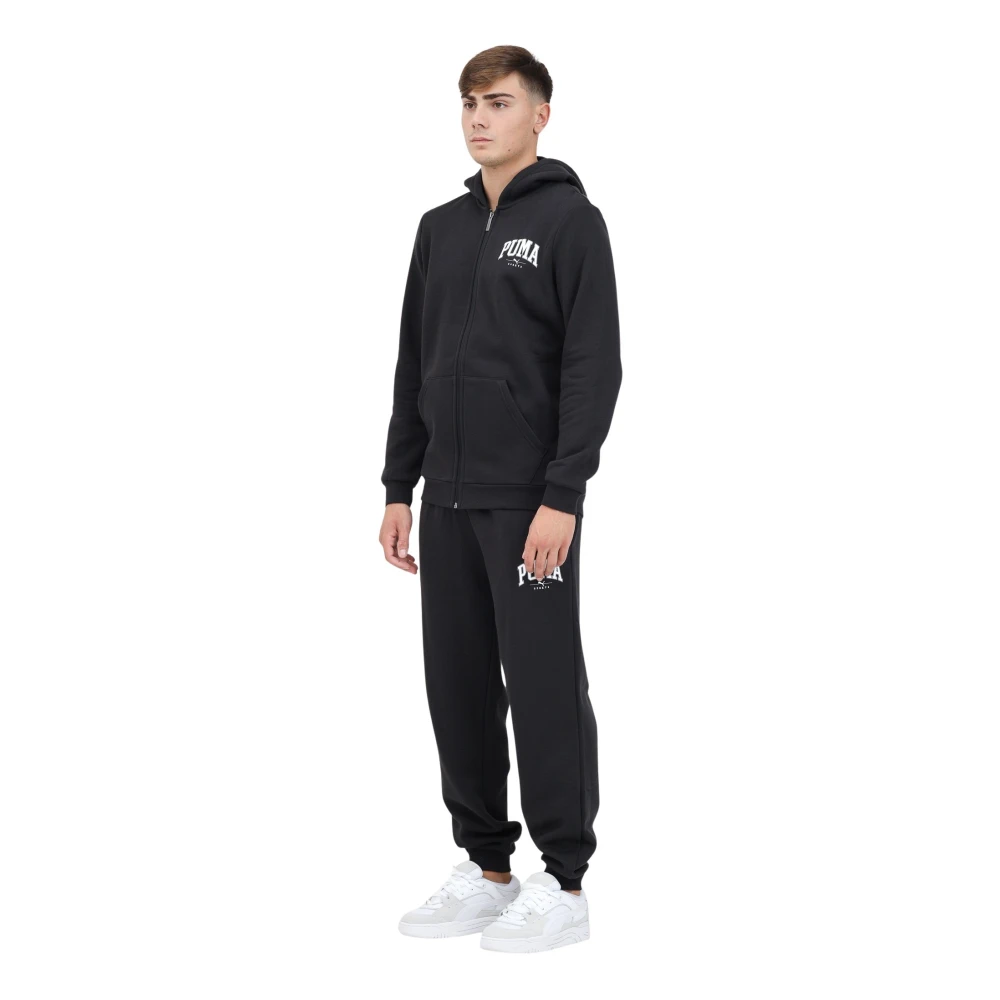 Puma Zwarte Squad Trainingspak Herfst Winter Black Heren