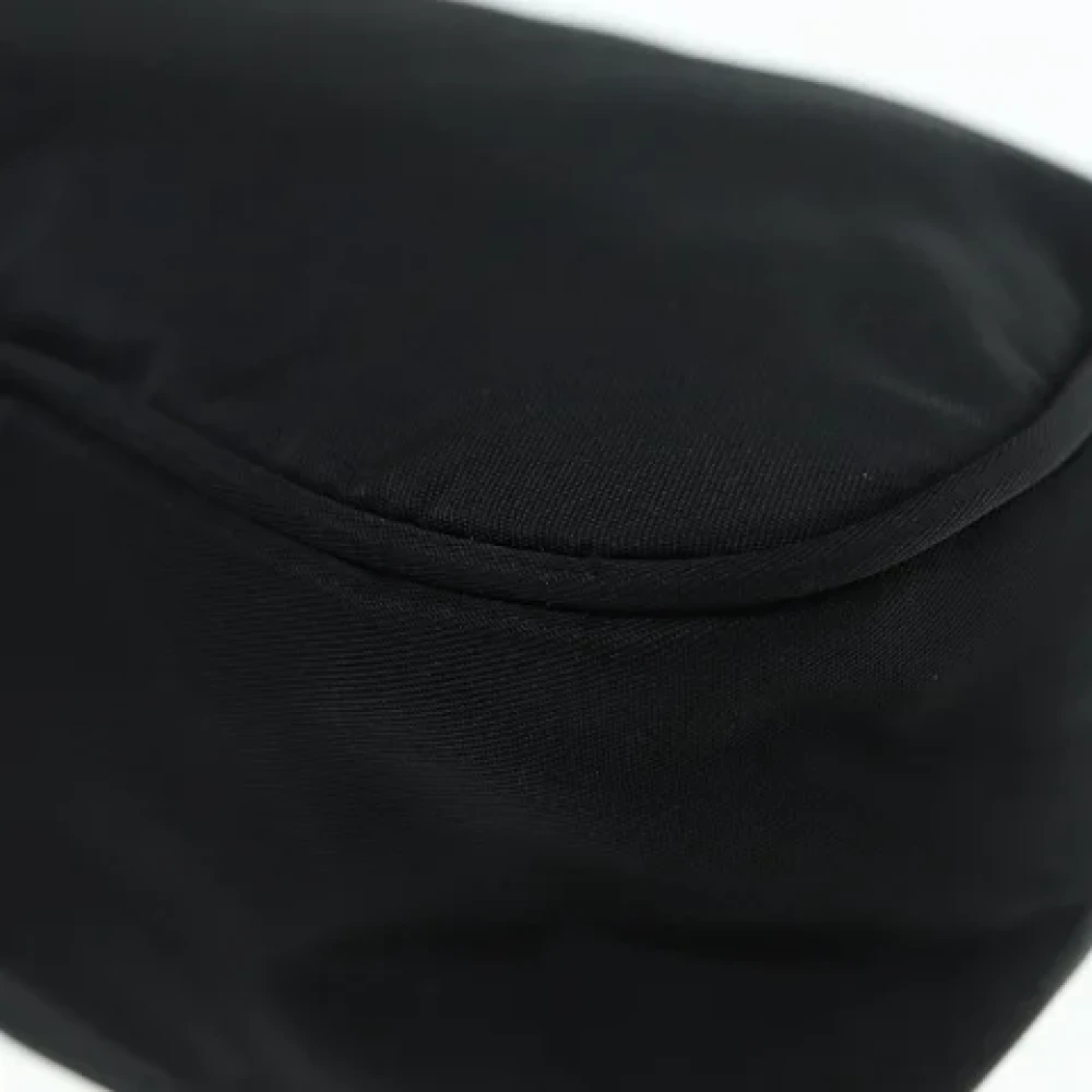 Prada Vintage Pre-owned Fabric clutches Black Dames