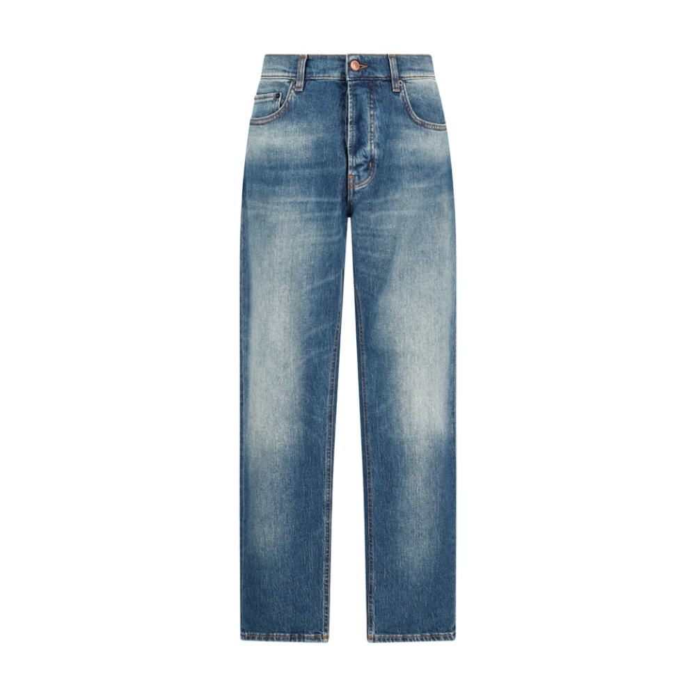 Haikure Men's Blue Straight Fit Jeans, W32, Slim Tokyo Jeans