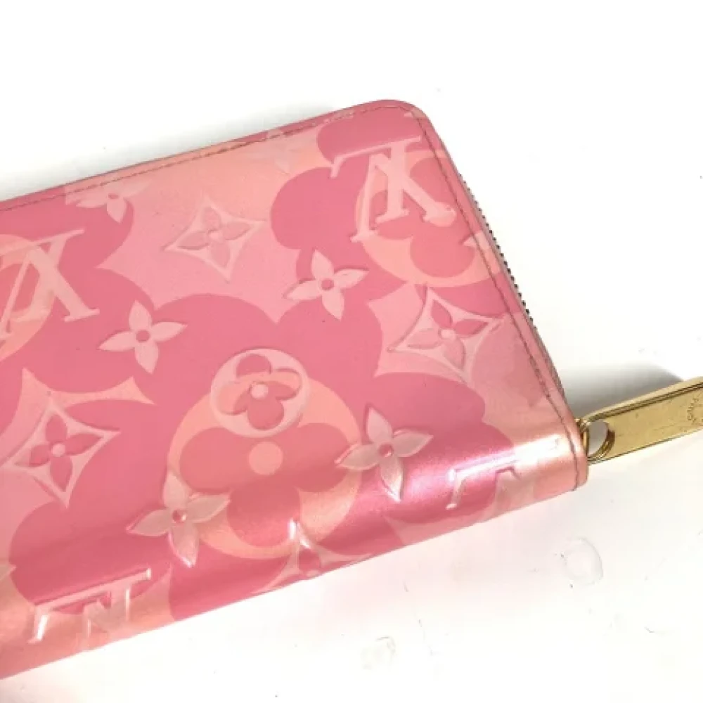 Louis Vuitton Vintage Pre-owned Leather wallets Pink Dames