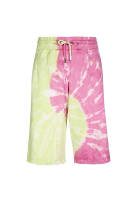 Tie-Dye Bomull Bermuda Shorts