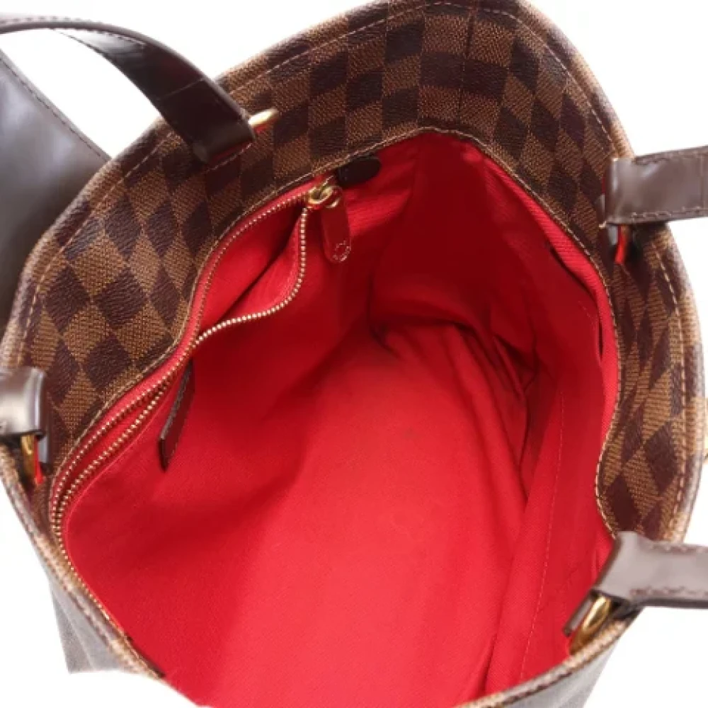 Louis Vuitton Vintage Pre-owned Leather handbags Brown Dames