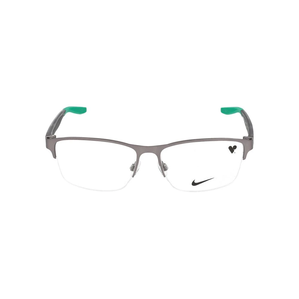 Nike Men's Gray Glasses, 55 Mm, 8153 Semi-Rimless Frame