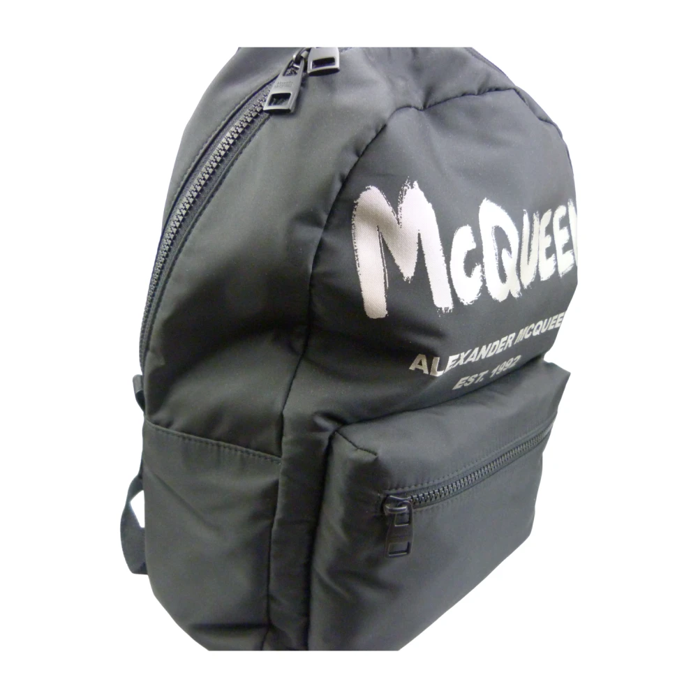 alexander mcqueen Zwarte tassen voor een stijlvolle look Black Heren