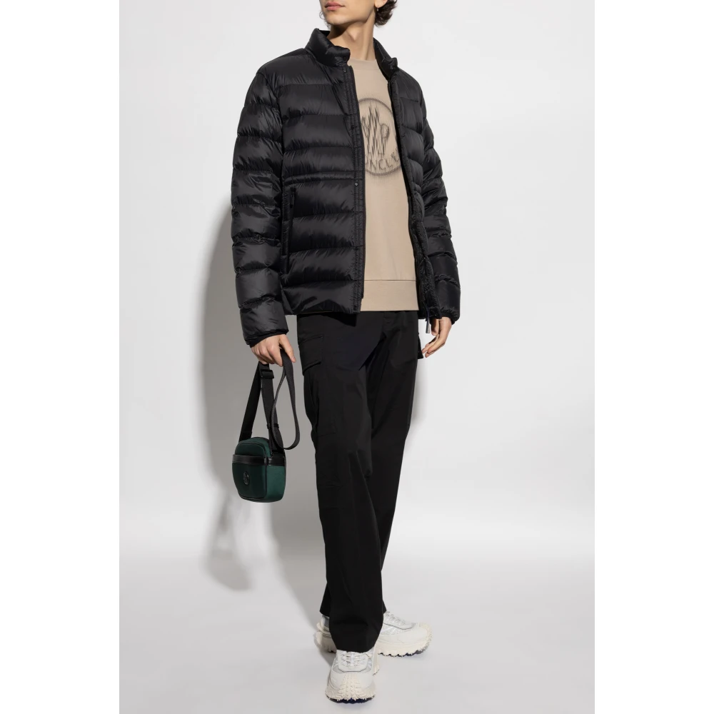 Moncler Sweatshirt met logo Beige Heren