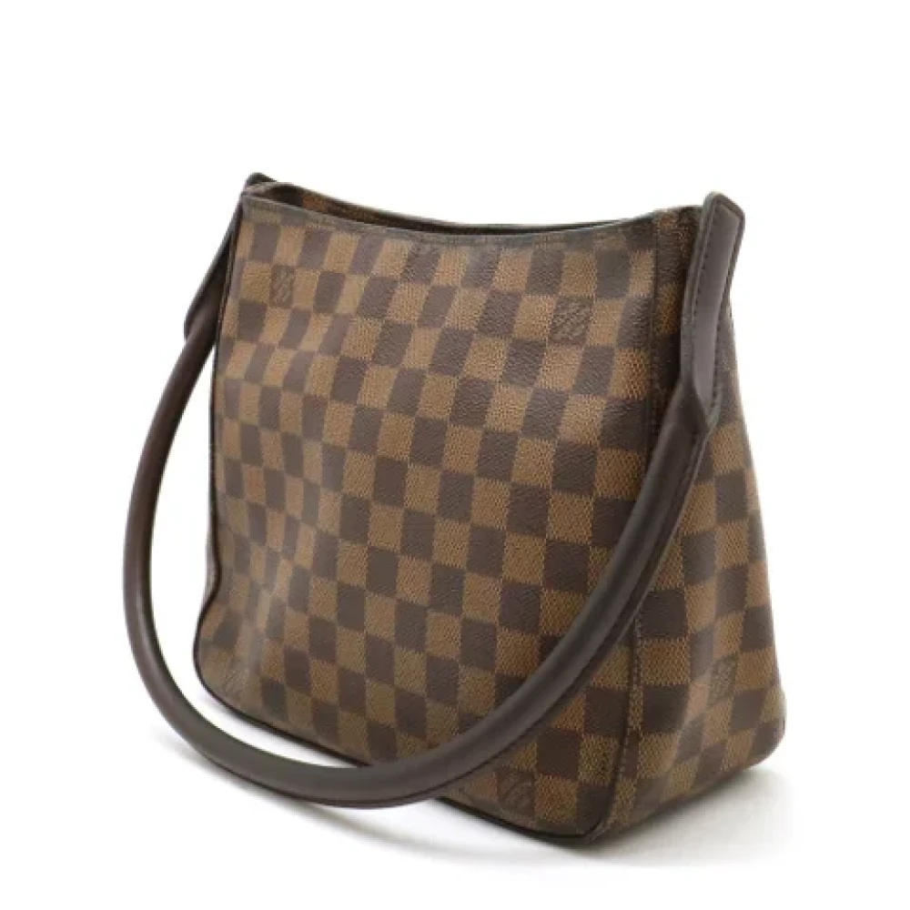 Louis Vuitton Vintage Pre-owned Plastic handbags Brown Dames