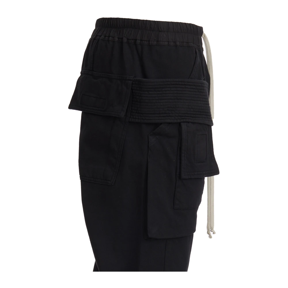 Rick Owens Cargo Broek met Trekkoord Black Heren