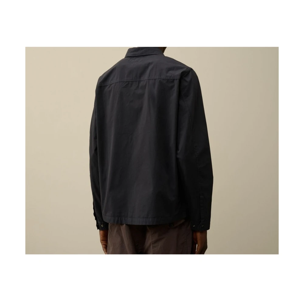 C.P. Company Navy Utility Rits Jas Blue Heren
