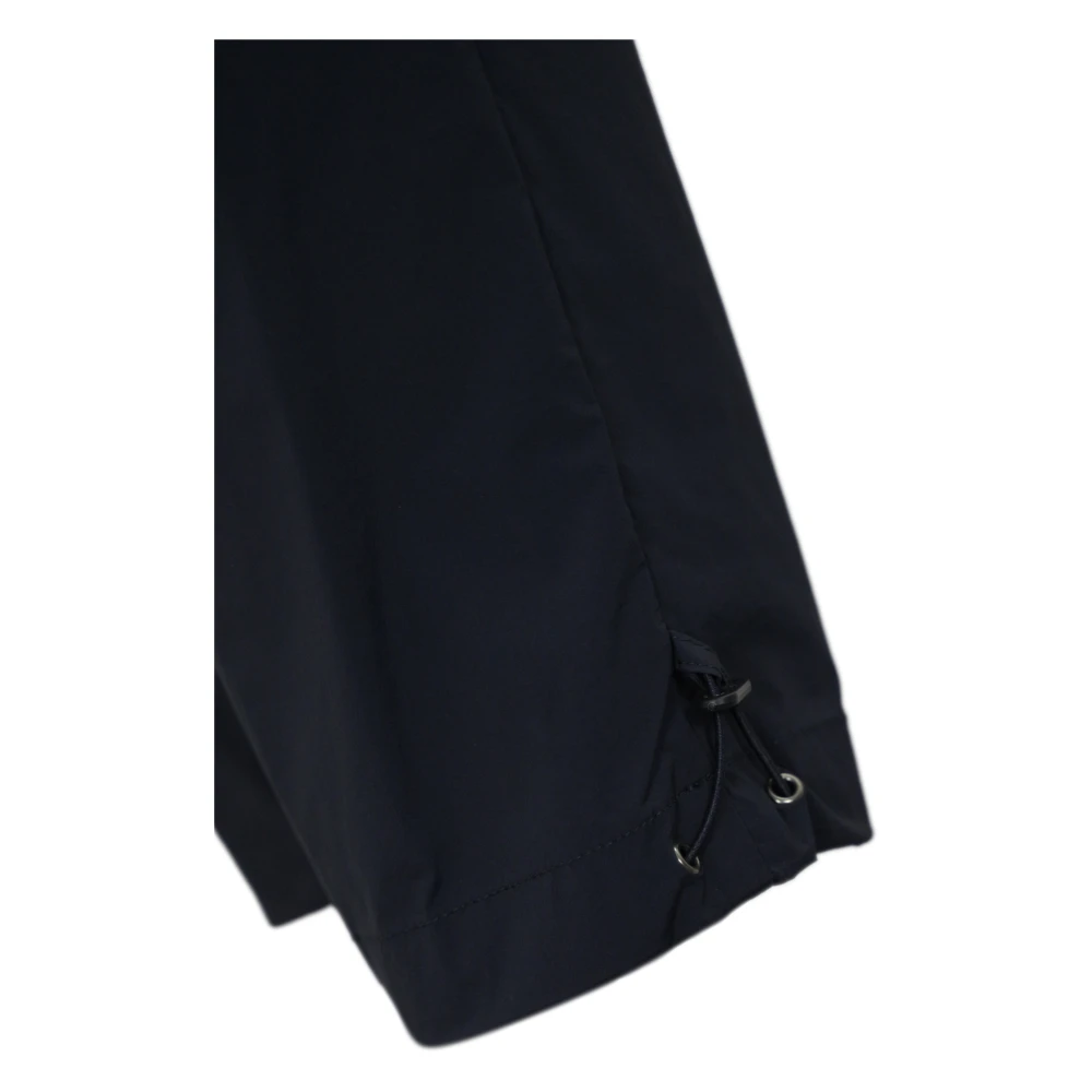 Herno Blauwe technische broek met verstelbare taille Blue Heren