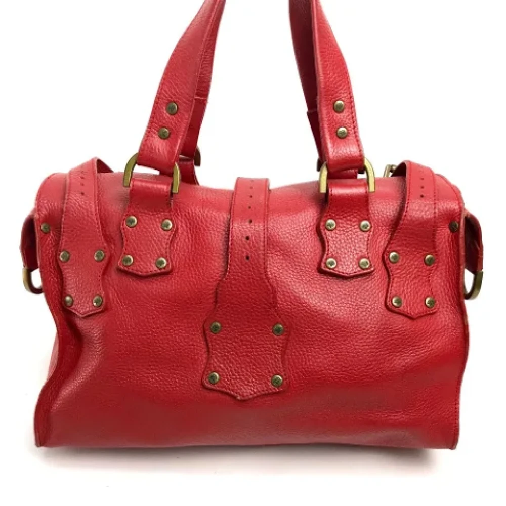 Mulberry Pre-owned Leather handbags Red Dames