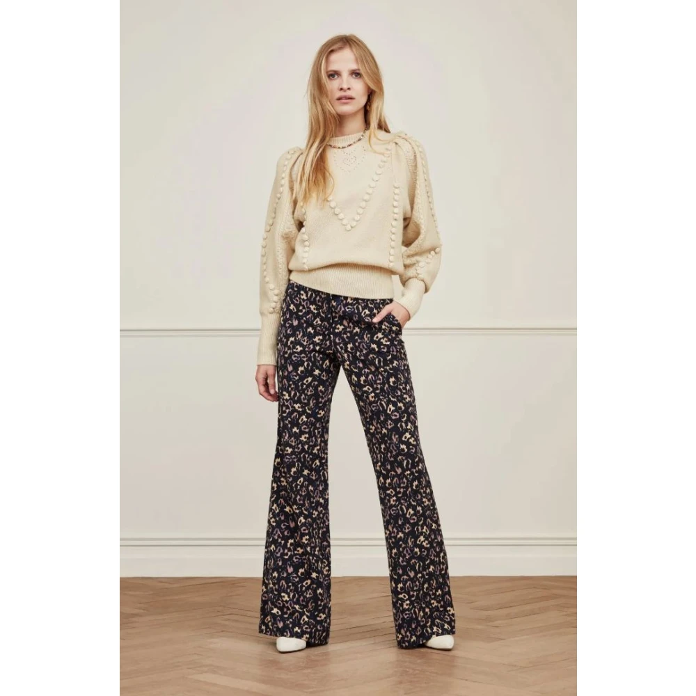 Fabienne Chapot Truien met ronde hals Beige Dames
