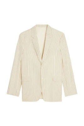 Randig ullblazer